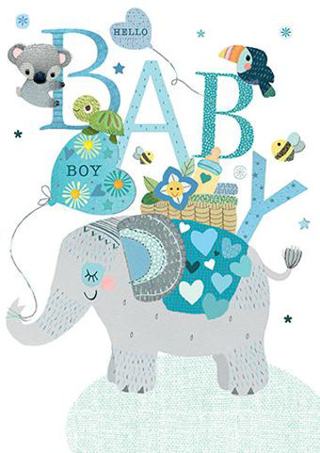 Picture of BABY BOY CARD